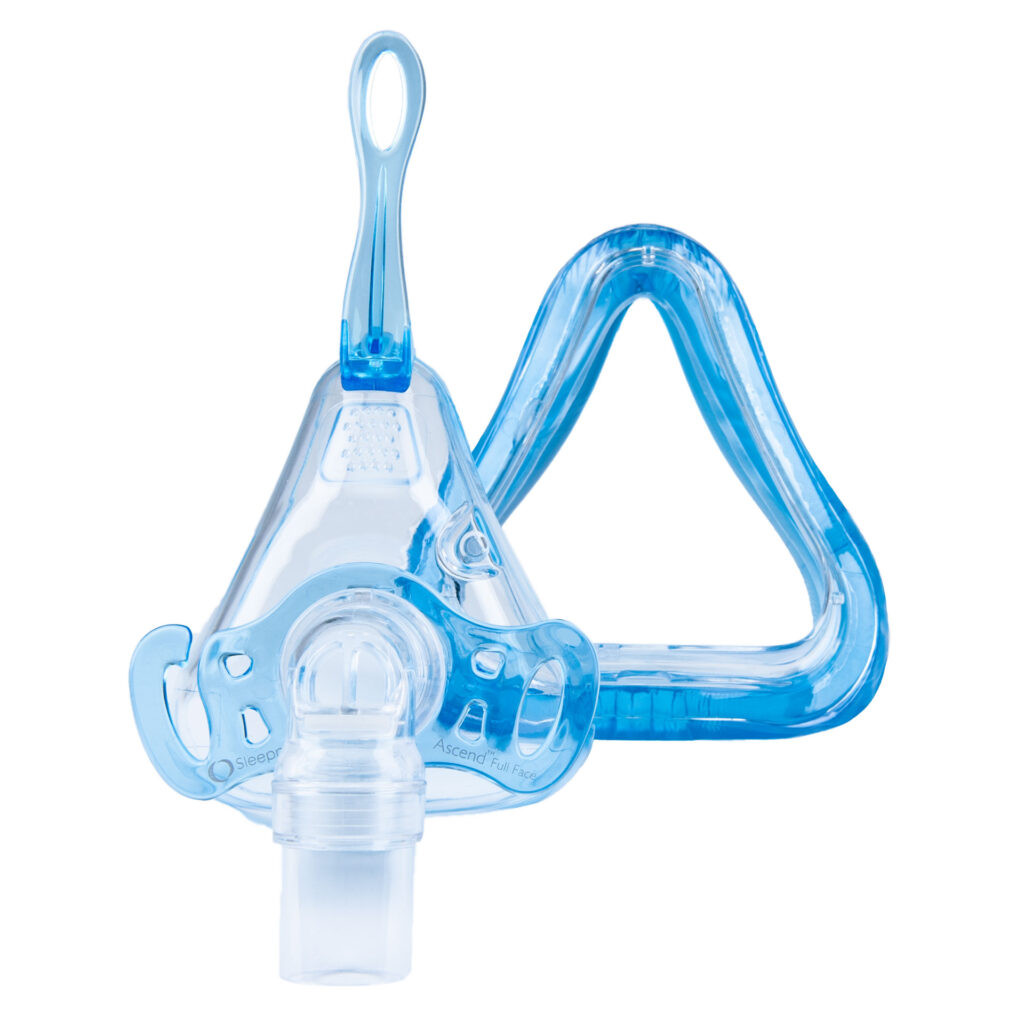 Ascend nasal CPAP mask with 3 size cushions headgear